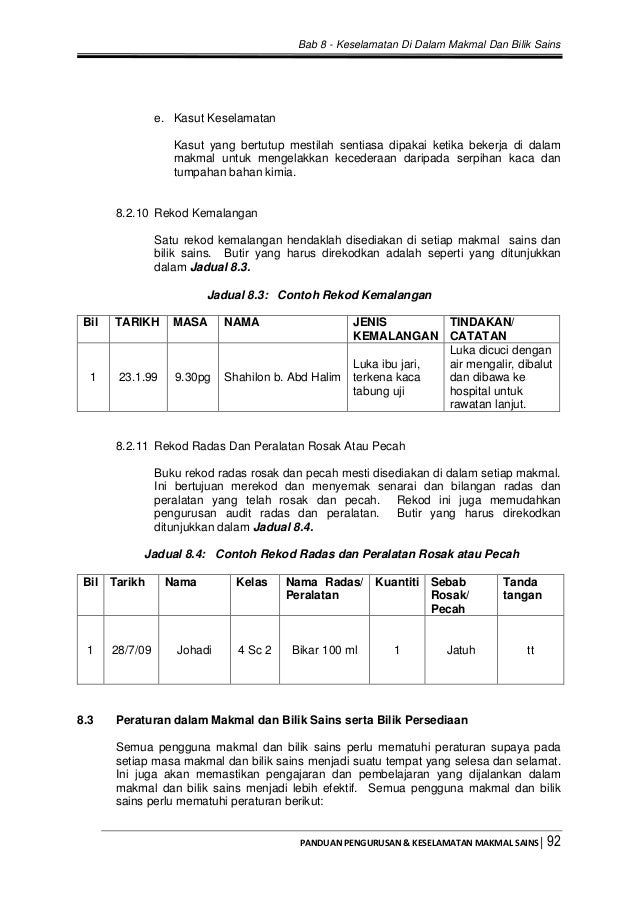 Bab 8 keselamatan Bab 8 keselamatan