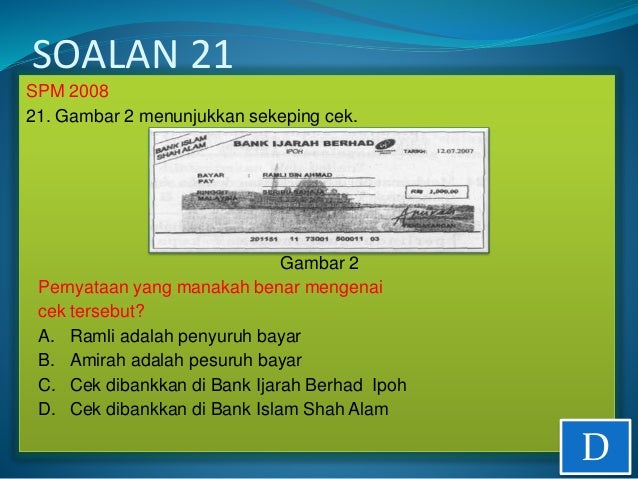 Bab 8 perbankan soalan spm sebenar 2004 2011