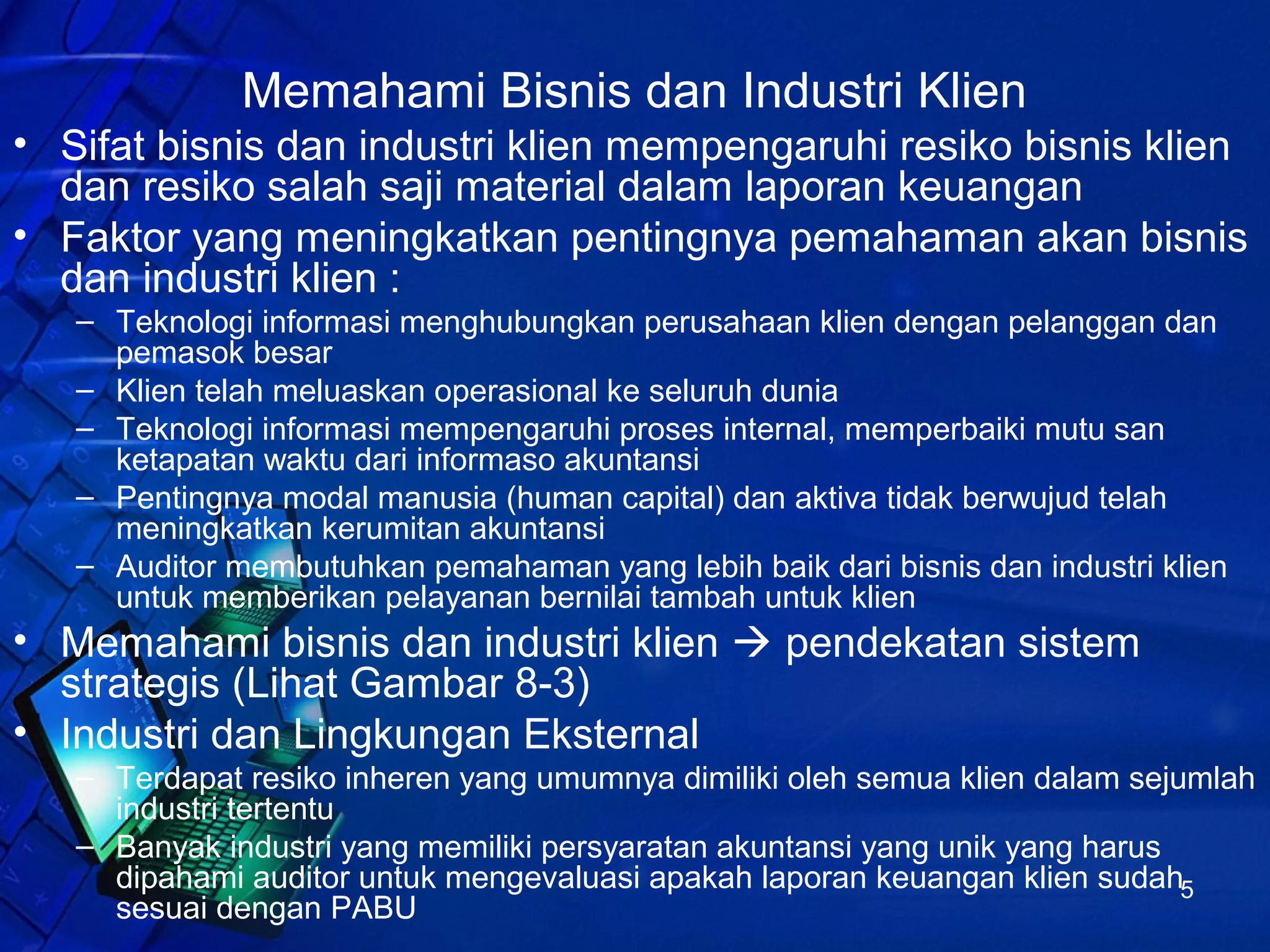 Perencanaan Audit dan Prosedur Analitis | PPT