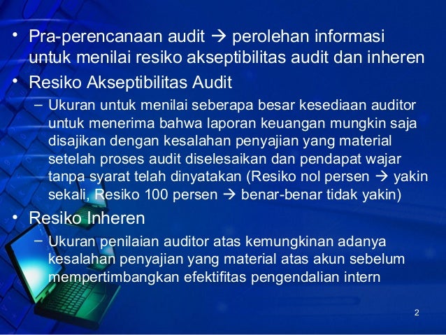 Contoh Kasus Perencanaan Audit Dan Prosedur Analitis Temukan Contoh