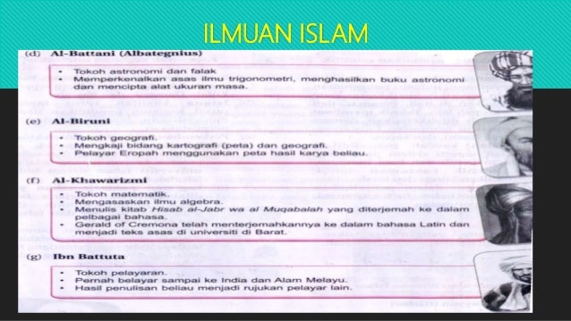 Tamadun islam dan sumbangannya