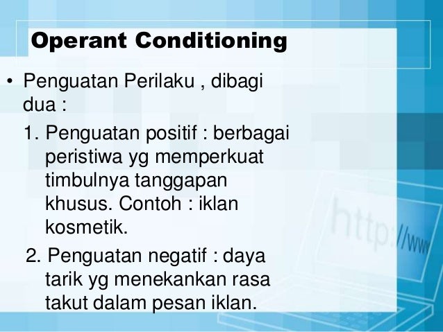 Bab 9. proses pengkondisian dan pembelajaran