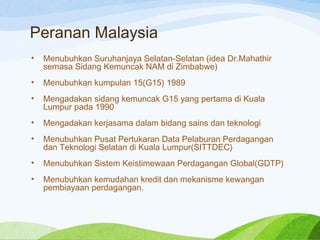 MALAYSIA DALAM KERJASAMA ANTARABANGSA