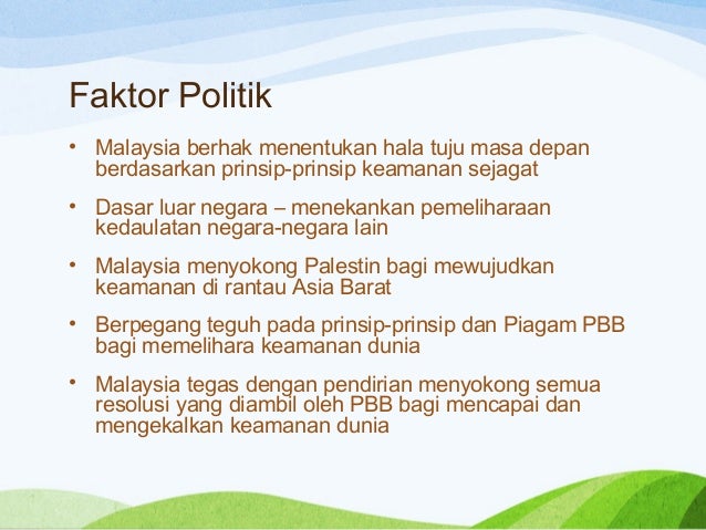 MALAYSIA DALAM KERJASAMA ANTARABANGSA