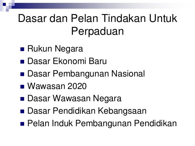 Bab 9 Hubungan Etnik Sumbangan Kerajaan Malaysia