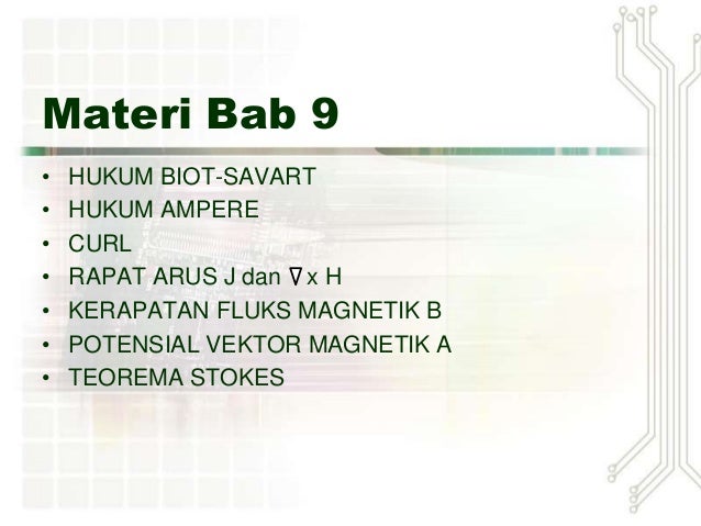 Hukum Ampere Dan Medan Magnetik