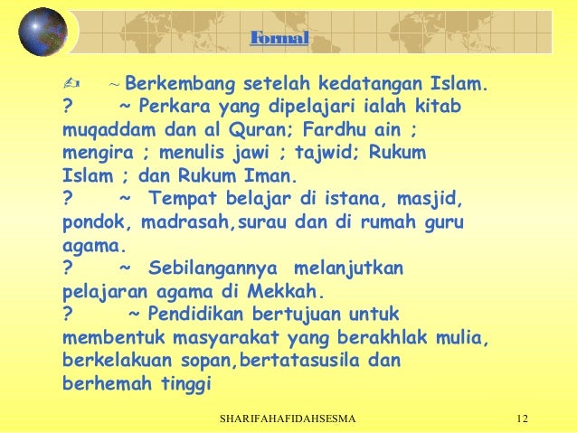 Bab 9 : Warisan Kesultanan Melayu