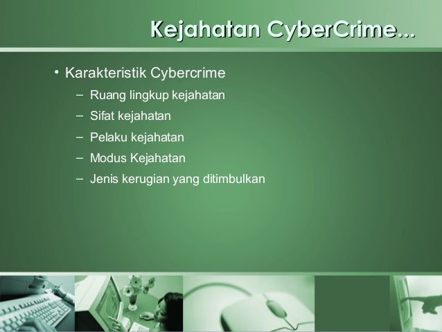 Kejahatan komputer / cybercrime