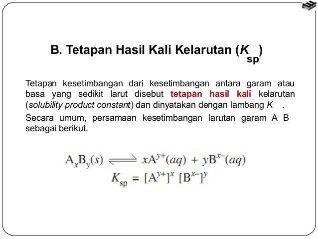 Bab9 kelarutan dan hasil kali kelarutan | Kimia Kelas XI