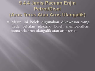 Kelemahan AC/DCKelemahan:Kos yang agaktinggi.Berlaku ‘semburanarka’ padasesetengahsambungan