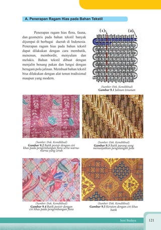 Jelaskan Tiga Teknik Penerapan Ragam Hias Di Atas Bahan Tekstil Bab 9 menerapkan ragam hias pada bahan tekstil