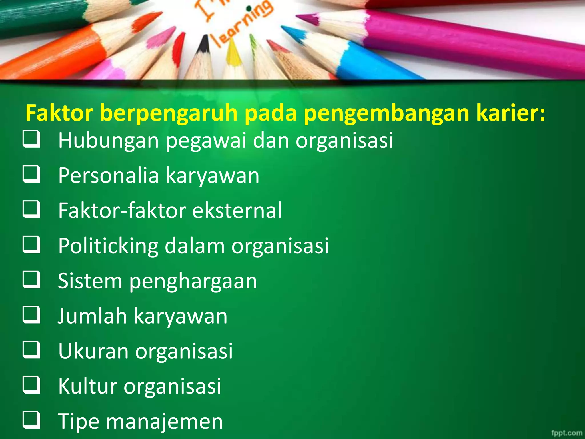 Ilustrasi Proses Pengembangan Karier