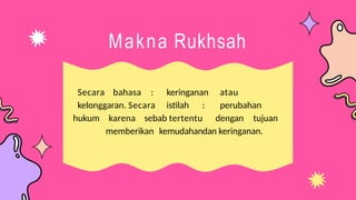 Understanding Rukhsah: Islamic Concessions in Worship and Practice | PPTX