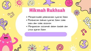 BAB 9 RUKHSAH (Kemudahan dari Allah sWT dalam Beribadah Kepada-Nya) | PDF