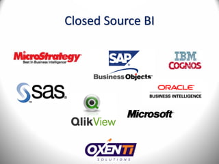 Closed Source BI
 