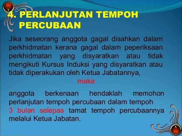 Bab A : Pelantikan, kenaikan pangkat dan penamatan perkhidma