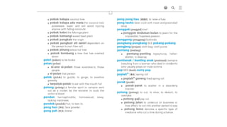 Baba Malay Dictionary