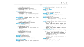 Baba Malay Dictionary