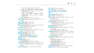 Baba Malay Dictionary