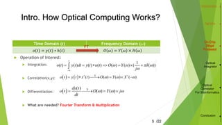 Ultrafast Optical signal processing | PPTX