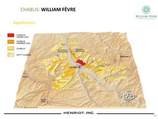 CHABLIS: WILLIAM FÈVRE
Appellations
CHABLIS
GRAND CRU
CHABLIS
PREMIER CRU
CHABLIS
PETIT CHABLIS
CHABLIS
10
 