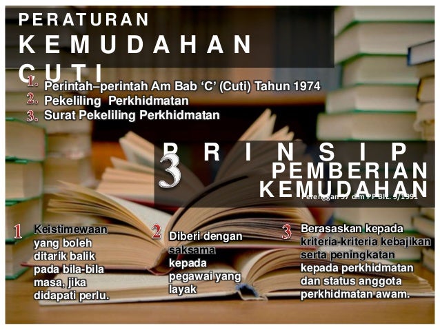 Bab C (cuti) 12/01/2015 (Taklimat)