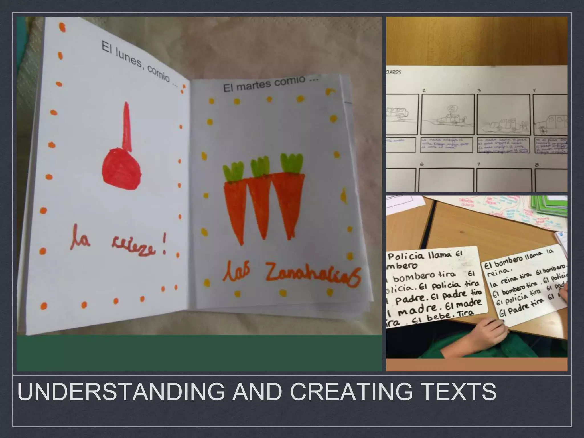 UNDERSTANDING AND CREATING TEXTS
 