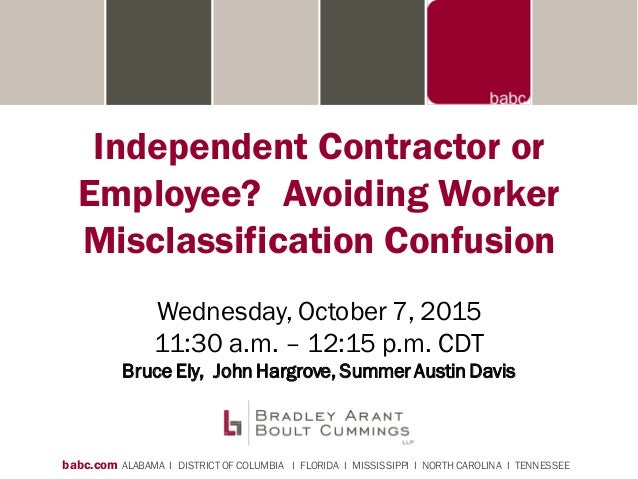 Worker Misclassification