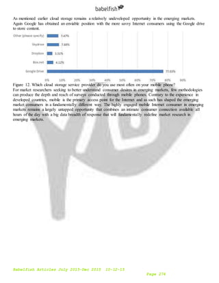 Babelfish Articles July-Dec 2015 10-12-15