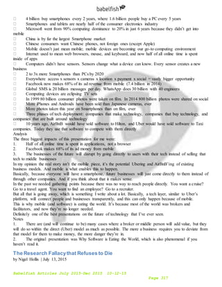 Babelfish Articles July-Dec 2015 10-12-15