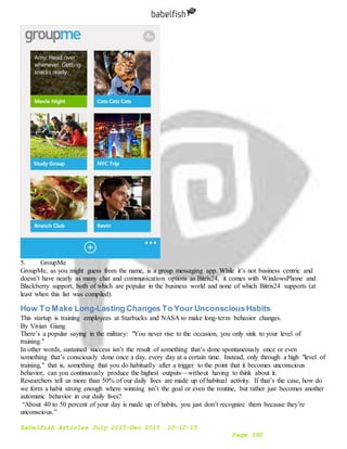 Babelfish Articles July-Dec 2015 10-12-15