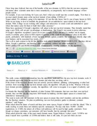 Babelfish Articles July-Dec 2015 10-12-15