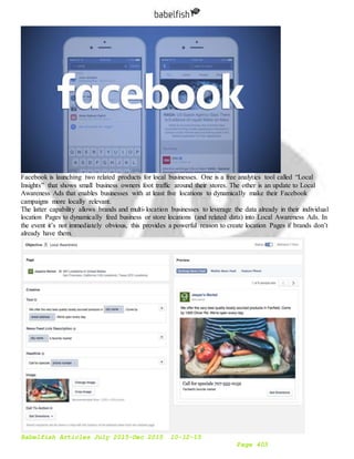 Babelfish Articles July-Dec 2015 10-12-15