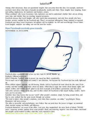 Babelfish Articles July-Dec 2015 10-12-15