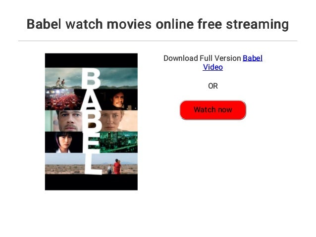 Babel free online Babel free online