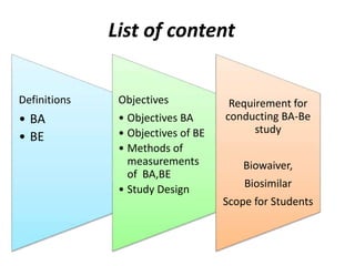 Bioavailability & Bioequivalence Studies- Definitions, Methods of ...