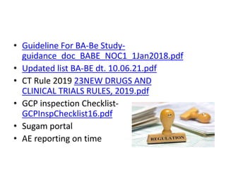Bioavailability & Bioequivalence Studies- Definitions, Methods of ...