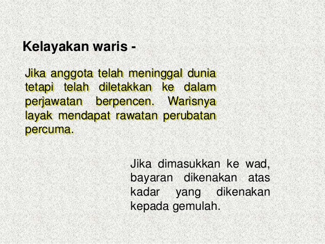 PERINTAH AM BAB F : Perubatan