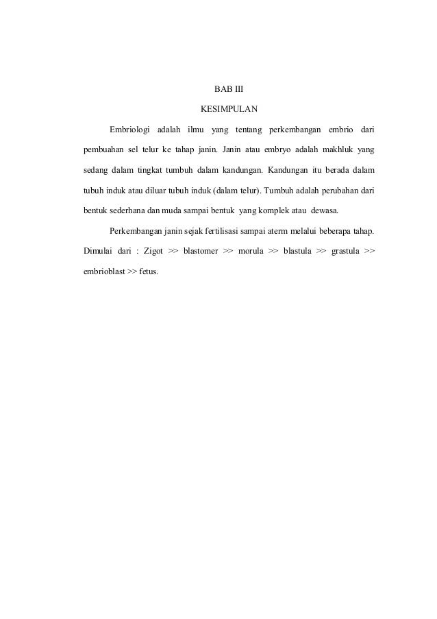 Embriologi