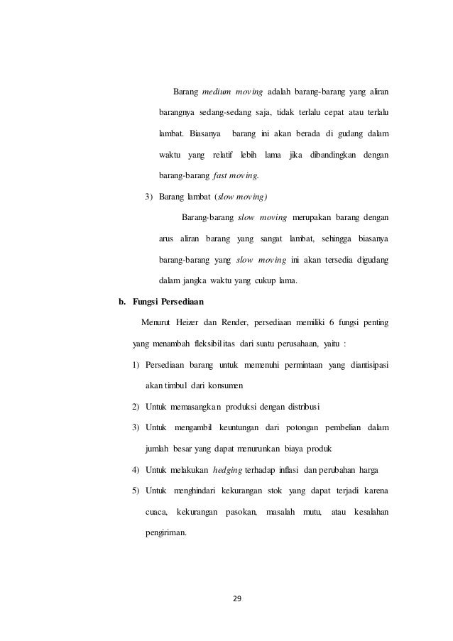 pengendalian persediaan