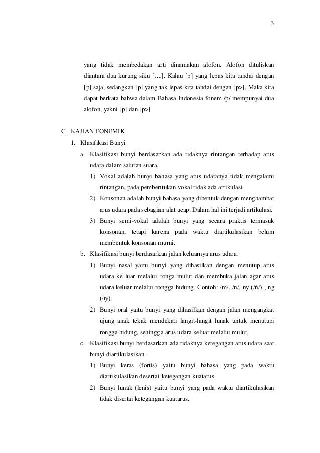 MAKALAH TATA BUNYI UJARAN MAKALAH TATA BUNYI UJARAN