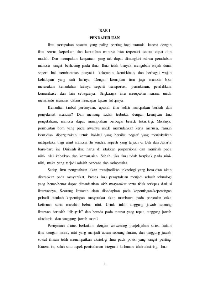 Aksiologi Sains