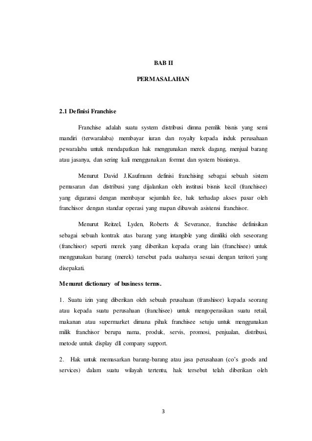 Pdf Makalah Waralaba Makanan Indomart Aminah Azahra Academia Edu