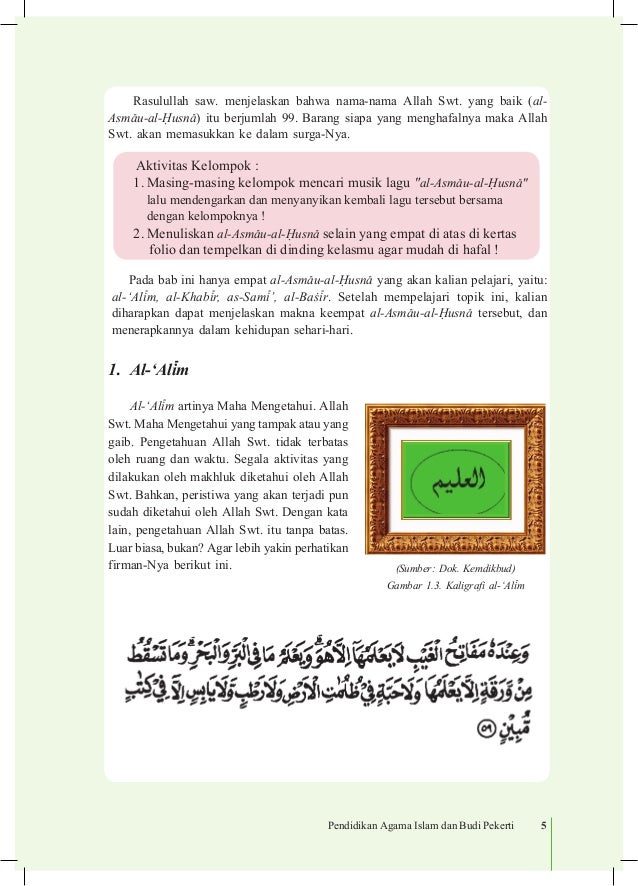 Materi Pai Kelas 7 Bab I