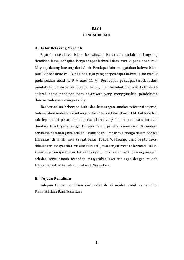 Makalah membumikan islam di indonesia pdf