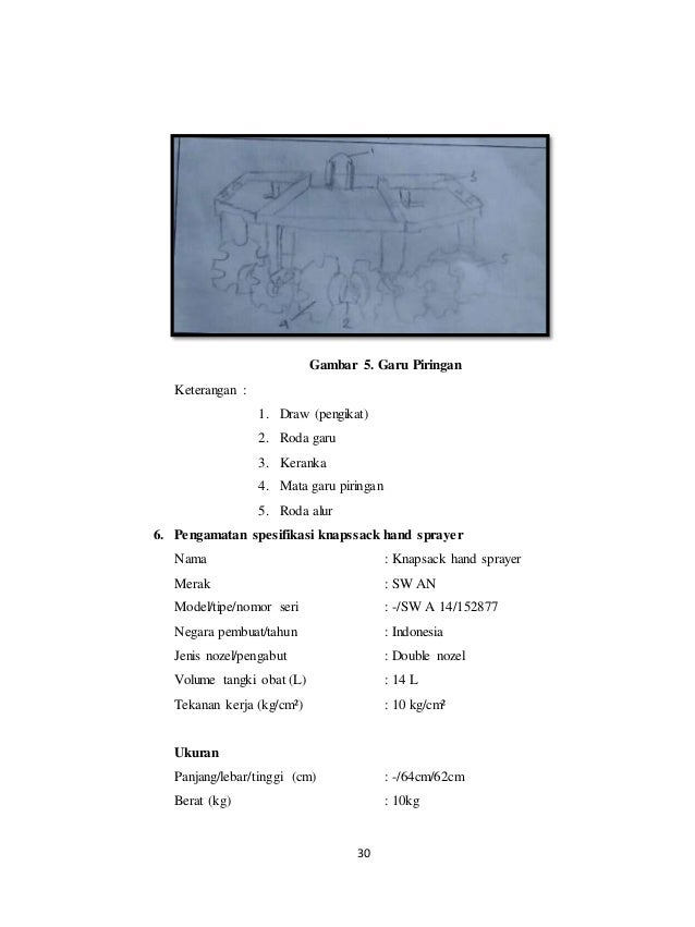 Pratikum Mekanisasi Pertanian