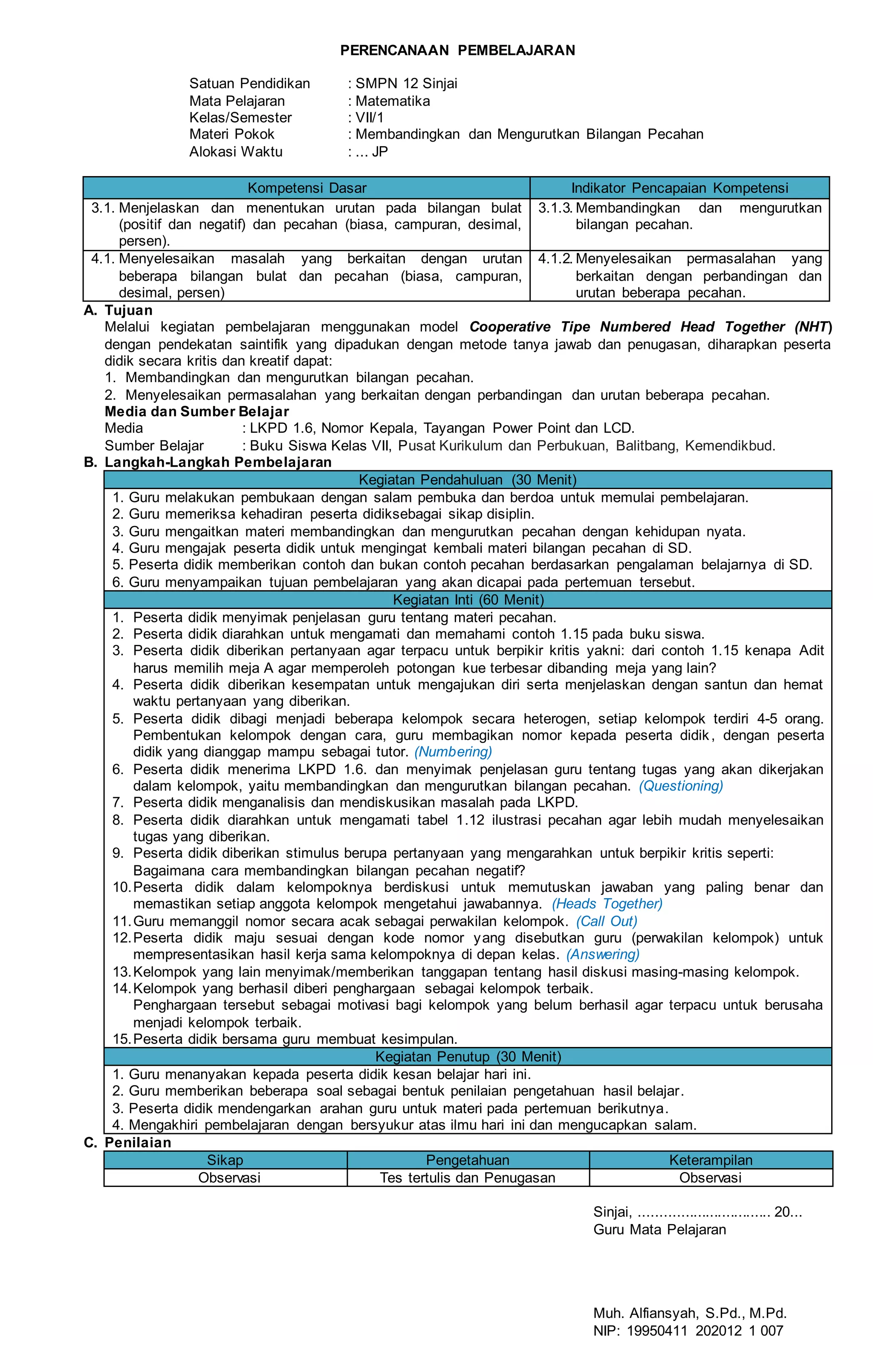 Bab i 6. membandingkan pecahan