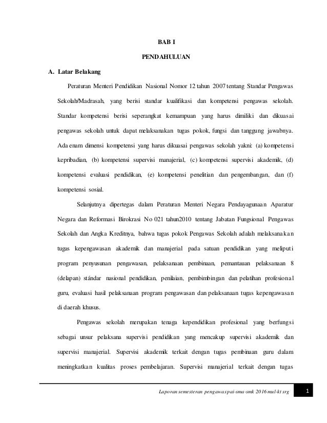 Program Pengawas 2016