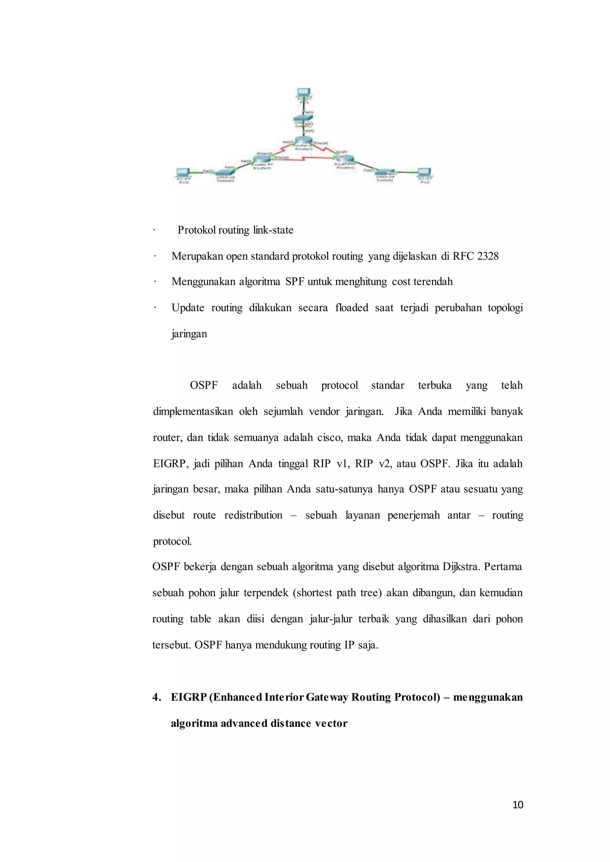 Contoh Makalah Routing Dinamis | DOCX