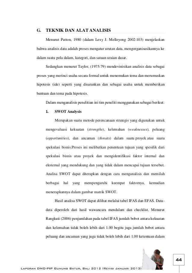 Potensi Industi Kreatif Di Gunung Api Batur Bali